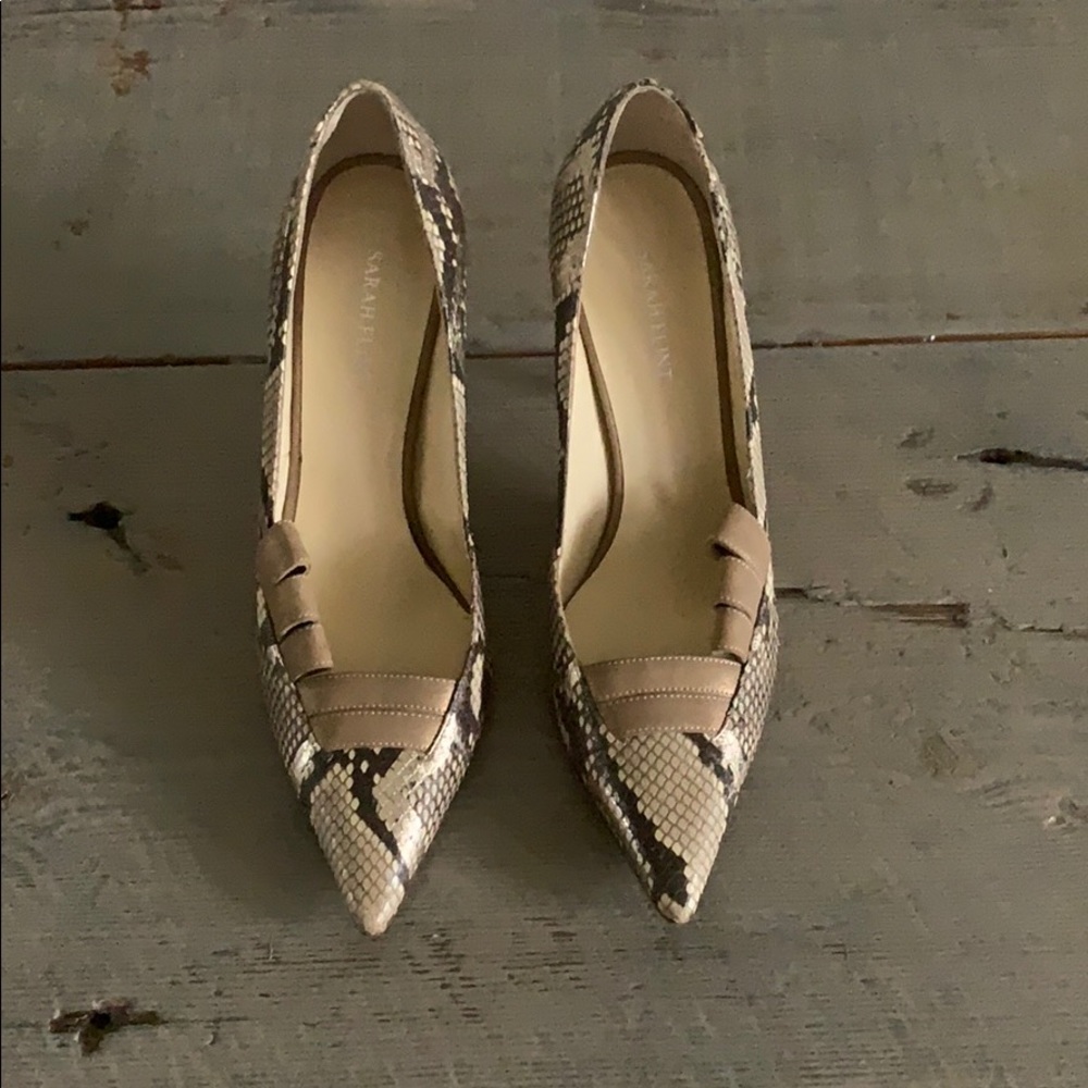 Sarah Flint Irene python pump - Picture 2 of 5